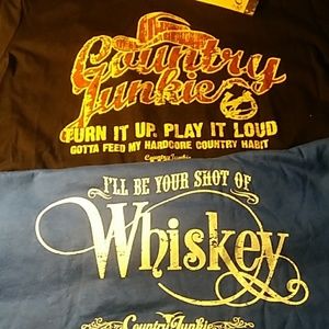 Country junkie tees